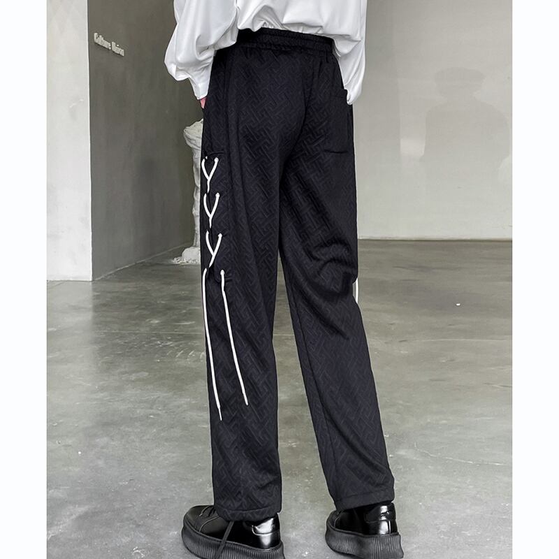 [WENYI Series]★Casual Pants★ 2color Bottoms Pants Unisex Men's Black White