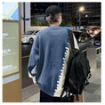 Load image into Gallery viewer, [Ruiweira Series] ★Sweater★ 3color knit tops Unisex Men's Color scheme Easy to match Black Gray Blue
