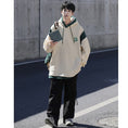 Load image into Gallery viewer, [Park Series] ★Parker★ 2color Tops Unisex Men's Fake Layered Thick Warm Beige Blue
