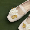 Load image into Gallery viewer, [Sweet Y Series] ★Shoes★ Size 35-40 Shoes Shoes Chinese style shoes Tang clothes Han clothes Retro Beige 3D flowers
