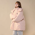 Load image into Gallery viewer, [Suikoishi Series] ★Winter coat★ Cotton coat outerwear 2color Unisex Men's Green Pink ML XL 2XL
