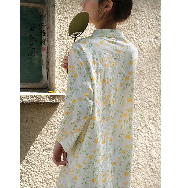 [MANMAN Series]★China-style dress★ 2color Elegant Chinese clothes Tang suit Improved Chinese dress Green White