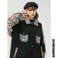 Load image into Gallery viewer, [FKZ Series]★Jacket★ 2color Black or Beige Unisex Large Size Ethnic Style Beige Black
