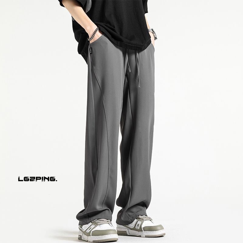 [BIGEMAN Series]★Casual Pants★ 3color Bottoms Trousers Men's Large Size Slimming Summer Clothes