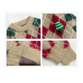 Load image into Gallery viewer, [Tachibana Koju Series] ★Sweater★ 2color knit tops Christmas rhombus cute fashion
