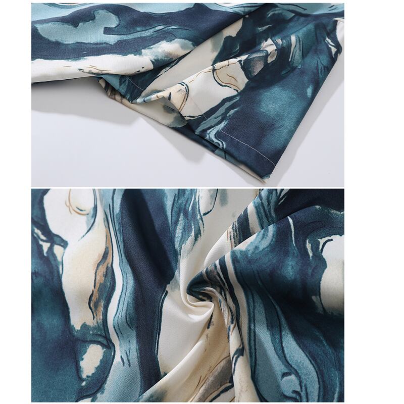 [TRAVEL ISSUANCE Series]★Shirt★ Print Unisex Men's Summer Short Sleeve Tops Cool Fashion