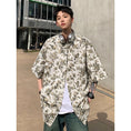 Load image into Gallery viewer, [XGY Series]★China Style Shirt★ Tops Ink Pattern Unisex Men's Aloha Shirt Summer Clothes Short Sleeve Shirt Casual
