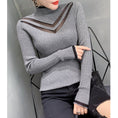 Load image into Gallery viewer, [YINUO series]★Knit tops★ 4color tops sweater turtleneck sexy easy to match
