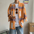 Load image into Gallery viewer, [PINZHI Series] ★Happi coat★ Thin lettering pattern unisex men's print large size unique cool fireworks festival festival
