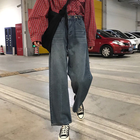 [KEKE Series]★Denim Pants★ Bottoms Trousers Women's Fashion Easy to Match Spring Clothes S M L XL