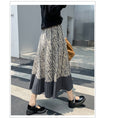 Load image into Gallery viewer, [Kaederin Series] ★Knit Skirt★ 3color Bottoms Slimming Elastic Waist Stylish Black Gray Light Brown
