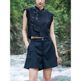 Load image into Gallery viewer, [Daiseiryusu Series] ★Shorts★ Shorts Bottoms Simple Black Easy to match with high look
