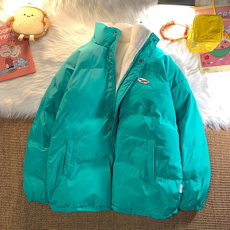 [Morimoto Series]★Winter Coat★ 3color Thick Warm Unisex Men's Beige Blue Green Pink SML XL 2XL