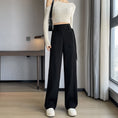 Load image into Gallery viewer, [Lou series]★China style pants★Bottoms Casual pants Chinese button black Black
