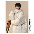 Load image into Gallery viewer, [Suikoishi Series] ★Winter Coat★ Cotton Coat Outerwear 2color Unisex Men's Simple Casual Black Beige
