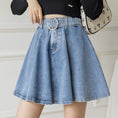 Load image into Gallery viewer, [TUYILIAN Series]★Skirt★ 2color Bottoms Fashion Mini Length Easy to Match Slimming Gray Blue
