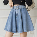 [TUYILIAN Series]★Skirt★ 2color Bottoms Fashion Mini Length Easy to Match Slimming Gray Blue