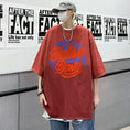 Gallery viewerに画像を読み込む, 【KCSJシリーズ】★半袖Tシャツ★ レトロ風 5color トップス Tシャツ 男女兼用 メンズ 大きいサイズ  アルファベット
