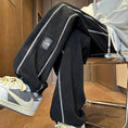 Load image into Gallery viewer, [High series]★Casual pants★ 2color brushed lining bottoms pants unisex men's black beige
