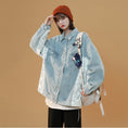 Load image into Gallery viewer, [Winter Series] ★Jacket★ 2color Blue or Black Denim Outer Jeans Unisex Switchable Fashion
