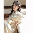 Load image into Gallery viewer, [Shukunsho Series]★China style dress★Long sleeve dress for women, cute, easy to match, long length
