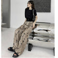 Load image into Gallery viewer, [YIDAO Series] ★Casual Pants★ Switching Print Summer Clothes Gaucho Pants Trousers Slimming Wear
