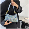 Load image into Gallery viewer, [ANDCICI Series] ★China style bag★ Oil painting style 2color floral pattern cute date commuting OL office blue green
