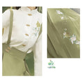 Load image into Gallery viewer, [Kaede bamboo---green series] ★Chinese style setup★ 2-piece set, shirt + hanging skirt, Chinese clothes, date, commuting
