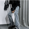 Load image into Gallery viewer, [YANDAN Series]★Denim pants★ 3color bottoms pants unisex men's large size slimming
