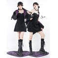 Load image into Gallery viewer, [Momoko Sakura Series] ★Hanging dress★ Mini length, cute, sexy, easy to match Black Black S M L XL
