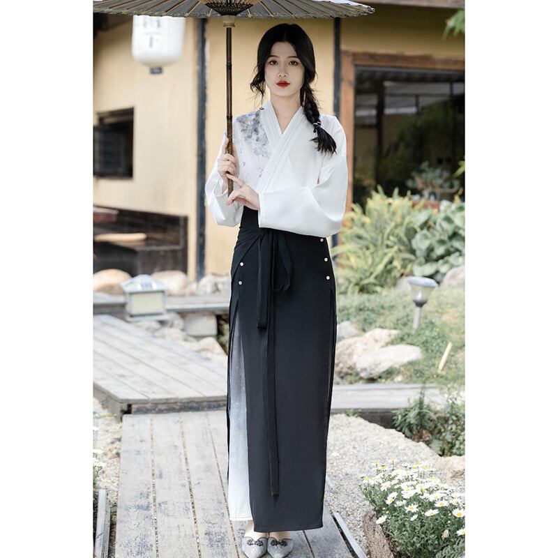 [HUAYUAN Series]★China style skirt★Bottoms Easy to match Chinese elements Hanfu skirt Easy to match