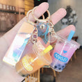 Load image into Gallery viewer, [MEIMEI Series]★Keychain★ 4color Orange or Pink or Beige or Blue Tapioca Milk Tea
