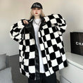 Load image into Gallery viewer, [MGJM Series] ★Outerwear that can be worn on both sides★ Coat Plaid Winter Clothes Winter Coat Black Black Fashion
