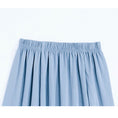 Load image into Gallery viewer, [Shirasu Series] ★Skirt★ Bottoms 2color Elastic Waist Plain Ladies Date Improves Temperament Easy to Match Simple Blue Pink
