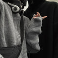 Load image into Gallery viewer, [Demon King Series] ★Sweater★ 3color Black Gray Beige Cartoon Zippered Outerwear Unisex
