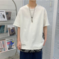 Gallery viewerに画像を読み込む, 【BAOYANシリーズ】★Tシャツ★ 大きいサイズ M~9L 2color トップス 男女兼用 メンズ フェイクレイヤード
