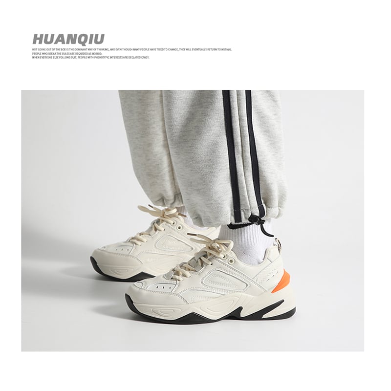 [HUANQIU Series]★Shoes★ 2color Size 35-40 Sneakers Sports Style Shoes White Beige White