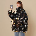 Load image into Gallery viewer, [Aya Series] ★Coat★ 2color outerwear, can be worn on both sides, unisex, men's, cute, black, white, cartoon
