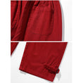 Load image into Gallery viewer, [BIGEMAN Series] ★Casual Pants★ 2color Bottoms Pants Men's Large Size Red Black
