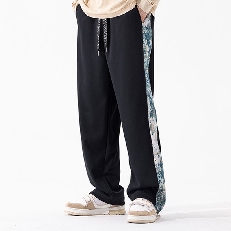 [Mcrjodn Series] ★Casual Pants★ 2color Pants Bottoms Unisex Men's Oil Painting Style Switching