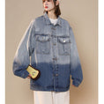 Load image into Gallery viewer, [YOUZIROU Series] ★Outer★ Jacket Denim 3color Unisex Men's Large Size Gradation
