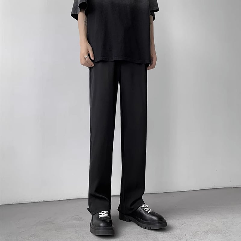 [YOULIN Series]★China-style pants★Casual pants, unisex, men's, cool, unique, black, Chinese buttons