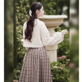 Load image into Gallery viewer, [Agoya Yui Series]★Chinese style setup, single item order★ Dress or outerwear, Chinese clothes, plaid pattern
