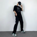 Load image into Gallery viewer, [MGJM Series] ★Denim Pants★ Bottoms Pants Unisex Men's Retro Black Black Slimming SML XL 2XL
