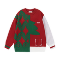 Load image into Gallery viewer, [GUOCHAO Series] ★Sweater★ 2color Tops Christmas New Year Diamond Shape Unisex Men's Red Green
