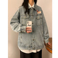 Load image into Gallery viewer, [SENSU Series]★Jacket★ Outer Denim Jacket 2color Unisex Men's Light Blue Black
