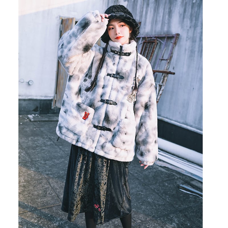 [Old Monster---Torako Series] ★Chinese style coat★ Winter coat, thick and warm, Chinese clothes, original, easy to match