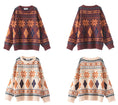 Load image into Gallery viewer, [RiseBrand Series]★Sweater★ 2color Knit Tops Christmas Unisex Men's Apricot Coffee Color
