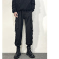 Load image into Gallery viewer, [CHENSHU Series] ★Casual Pants★ Bottoms Trousers Men's Simple Easy to Match Black
