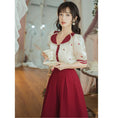 Load image into Gallery viewer, [Jinkyoku Series]★Skirt★ Bottoms Spring/Summer Long Skirt Ladies Retro Red Red SML
